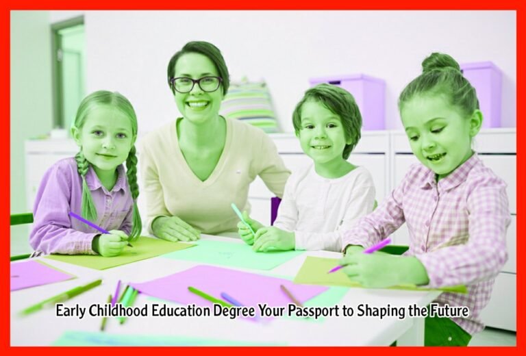 Early Childhood Education Degree Your Passport to Shaping the Future